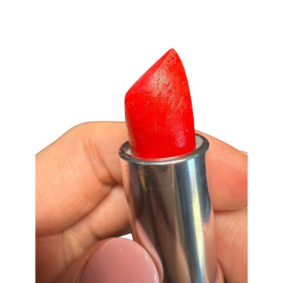 Clinique Long Last Soft Matte Lipstick Matte Crimson Red Green Tube - Picture 4 of 5